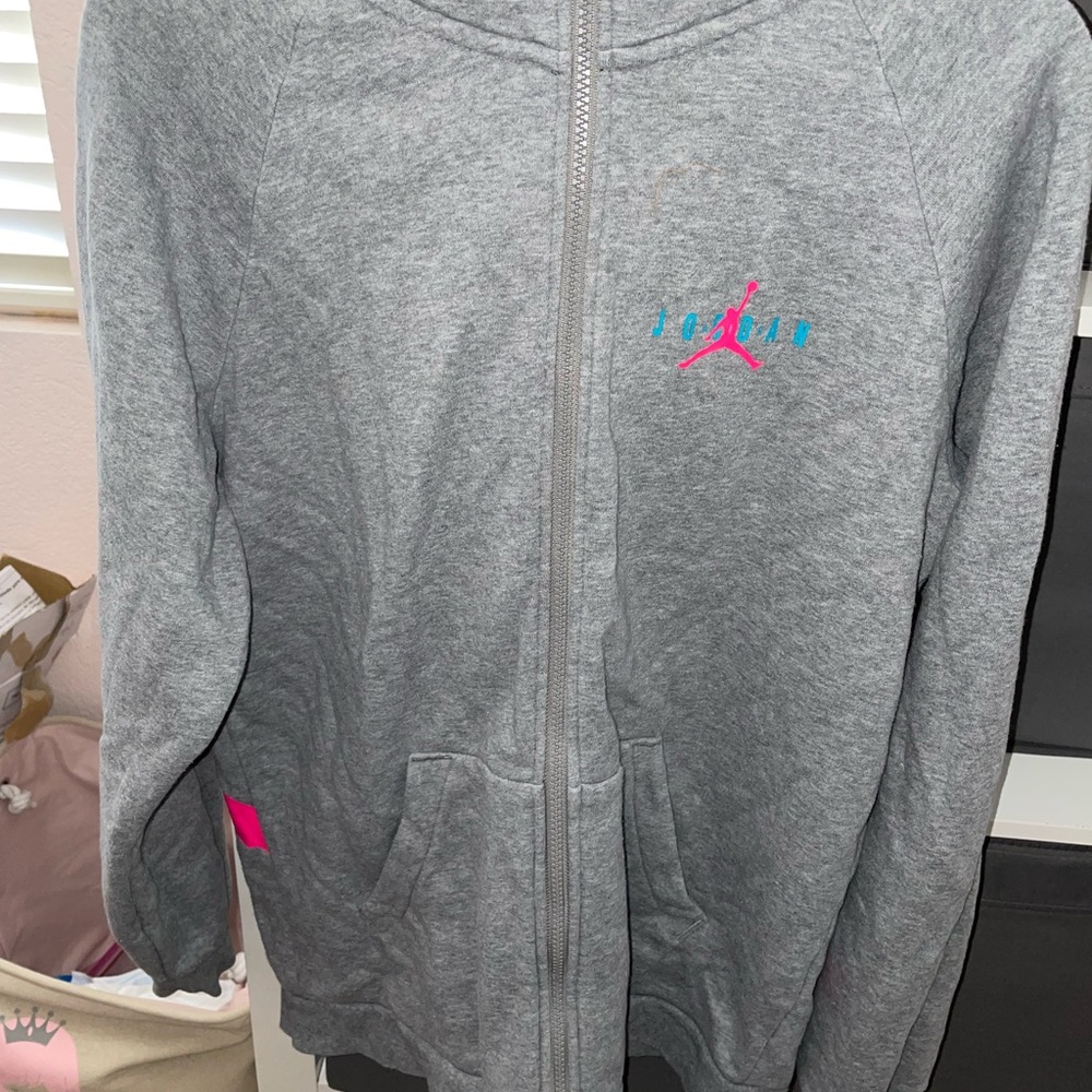 Jordan zip up hoodie